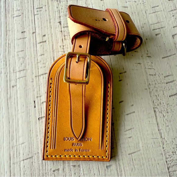 Louis Vuitton Luggage Tag, with larger buckle included! PRICE FINAL - Picture 8 of 16